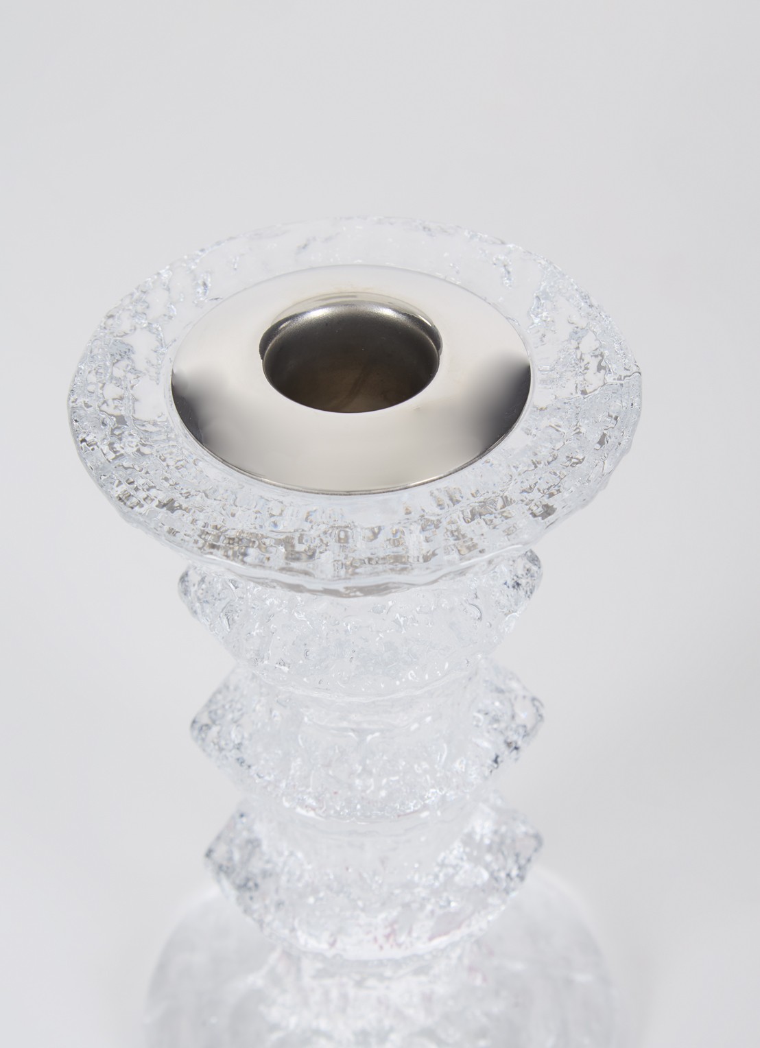Iittala Festivo kandelaar 15 cm - voorkant 2 transparant