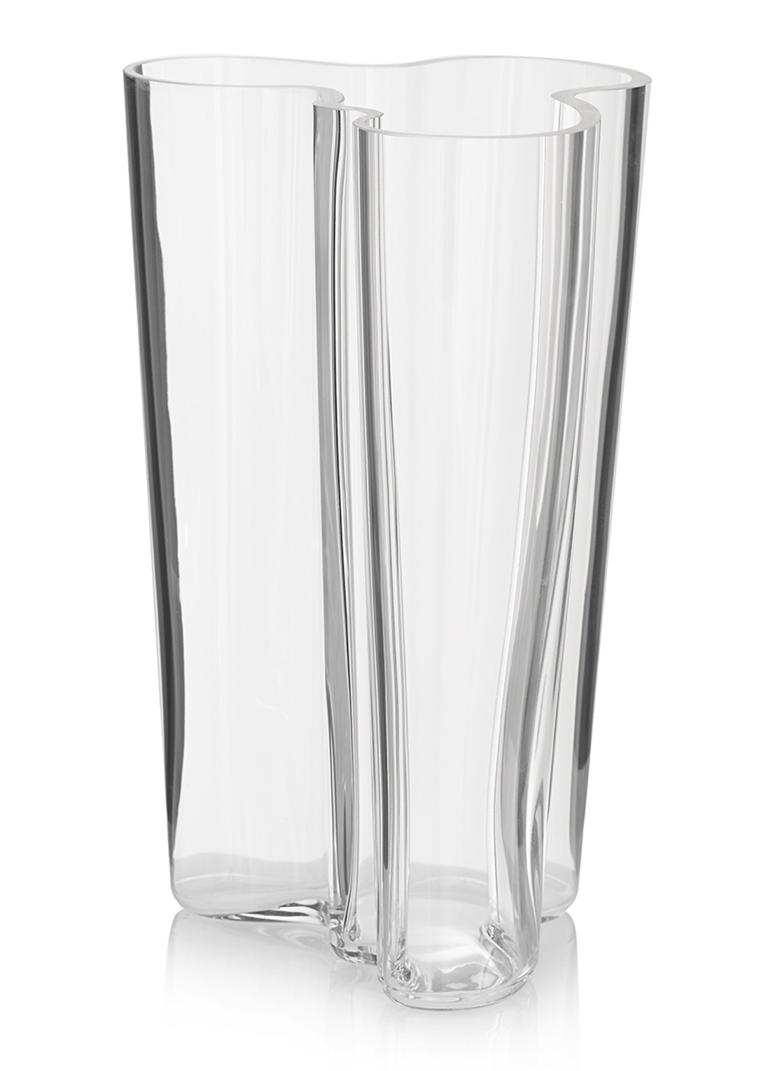 Iittala Finlandia vaas helder 25 cm - voorkant transparant