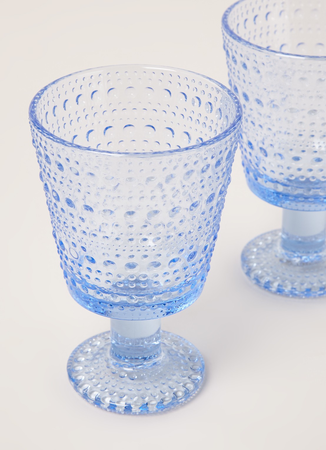 Iittala Glas 26 cl set van 2 - detail blauw