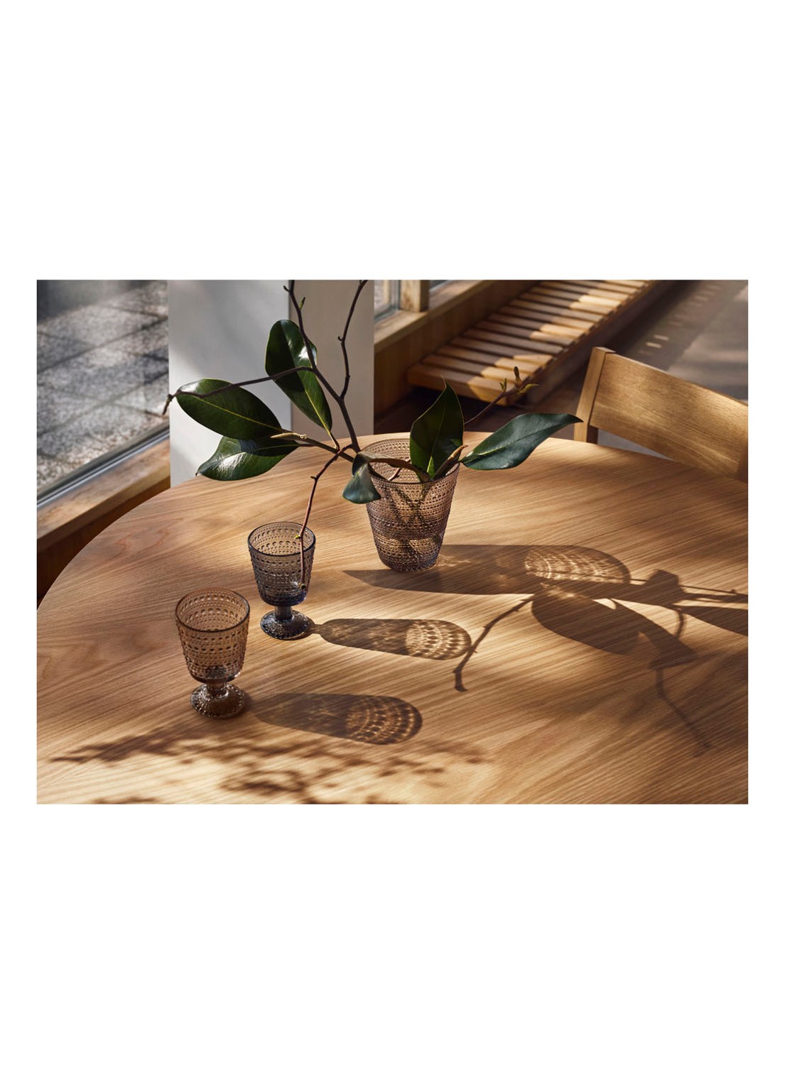 Iittala Glas 26 cl set van 2 - voorkant 2 bruin