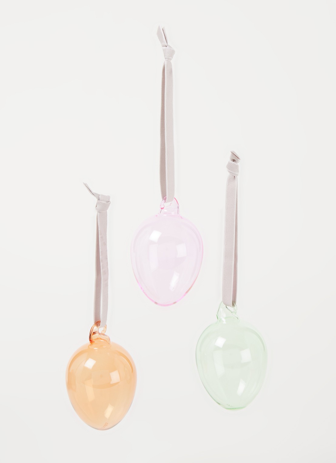 Iittala Glazen ei paasornament 15,5 cm set van 3  - voorkant 3 multicolor