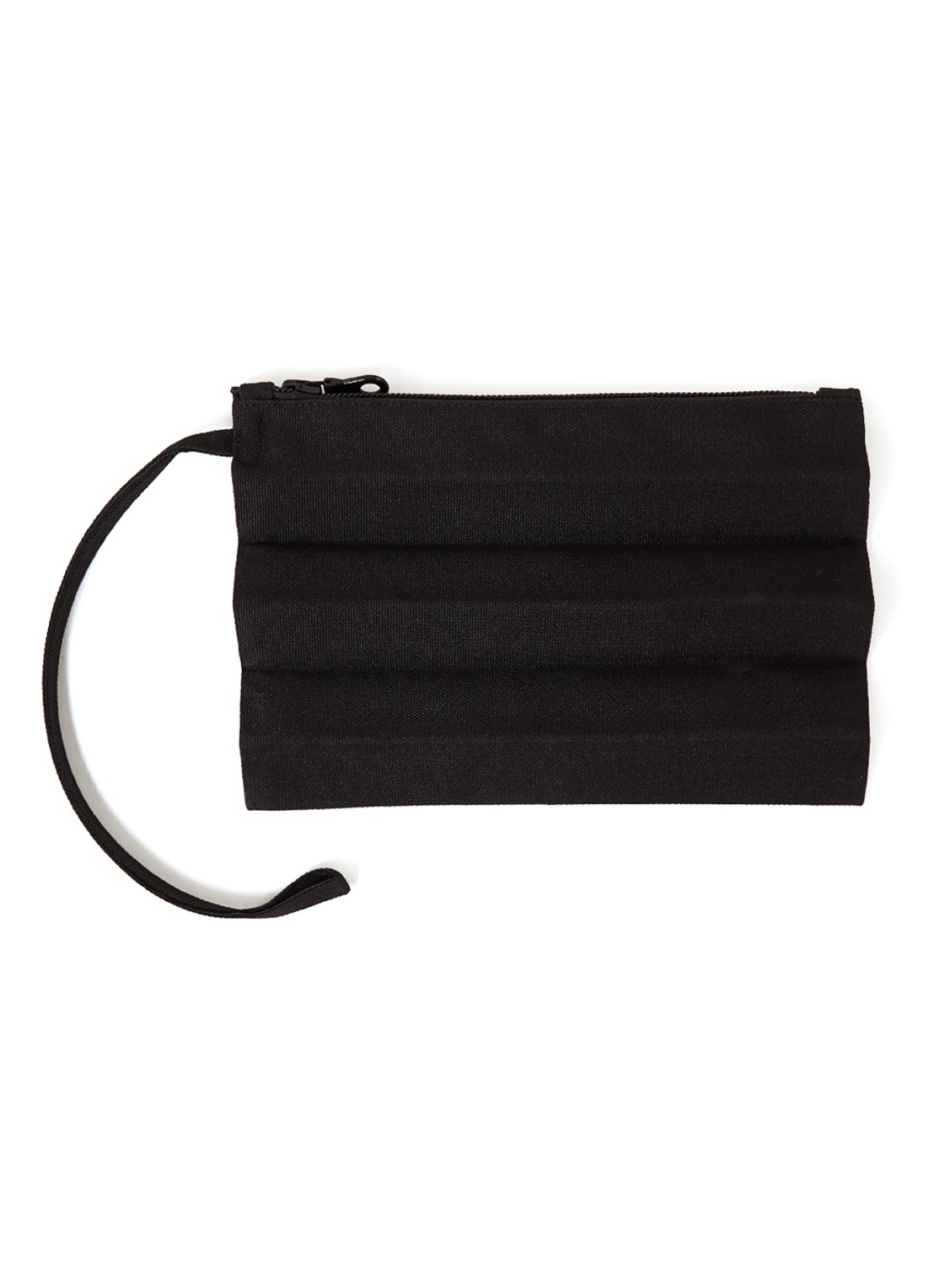 Iittala IXI Issey Miyake clutch met vouwdessin - voorkant zwart