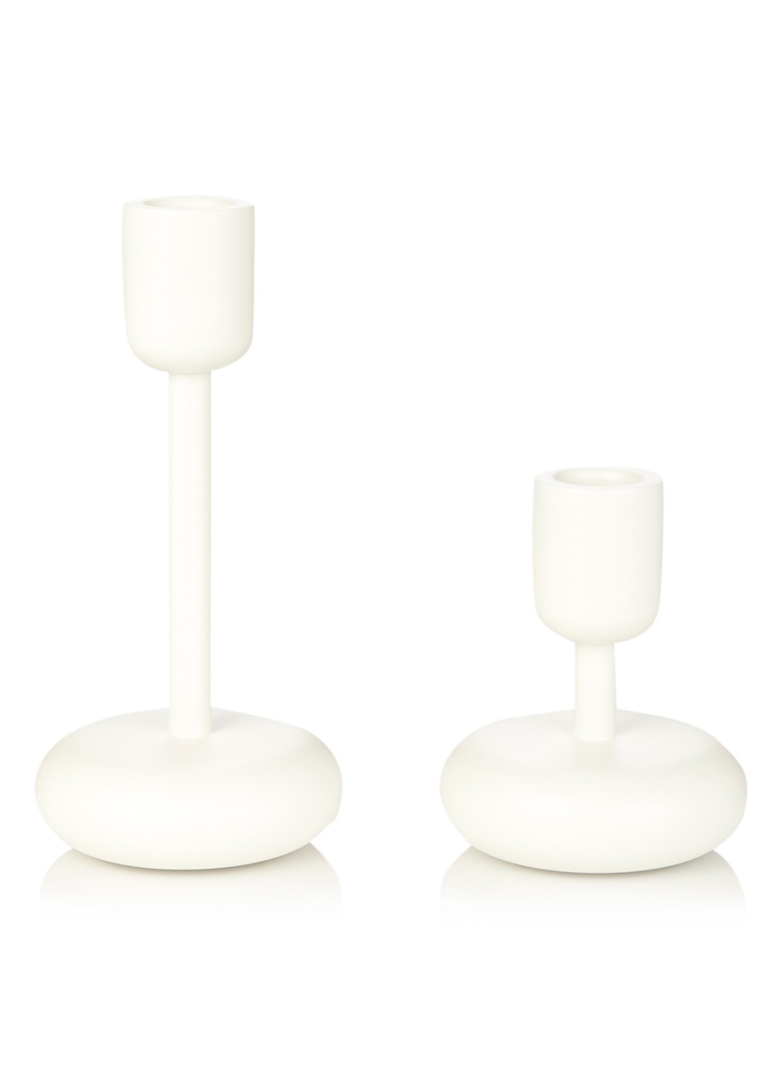 Iittala Kandelaar set van 2 - voorkant wit