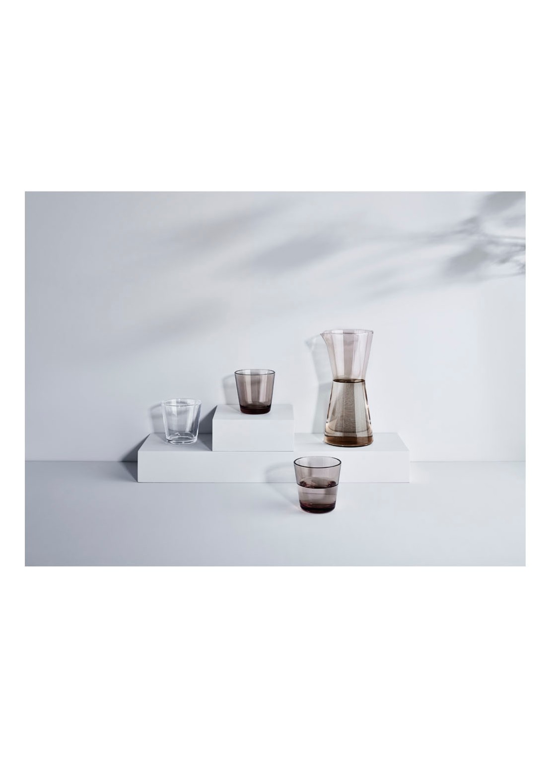 Iittala Kartio drinkglas 21 cl set van 2 - voorkant 2 bruin