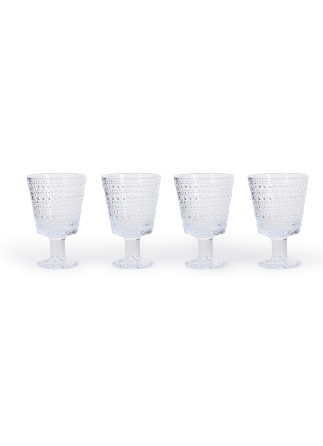 Iittala Kastehelmi drinkglas 26 cl set van 4 - voorkant transparant
