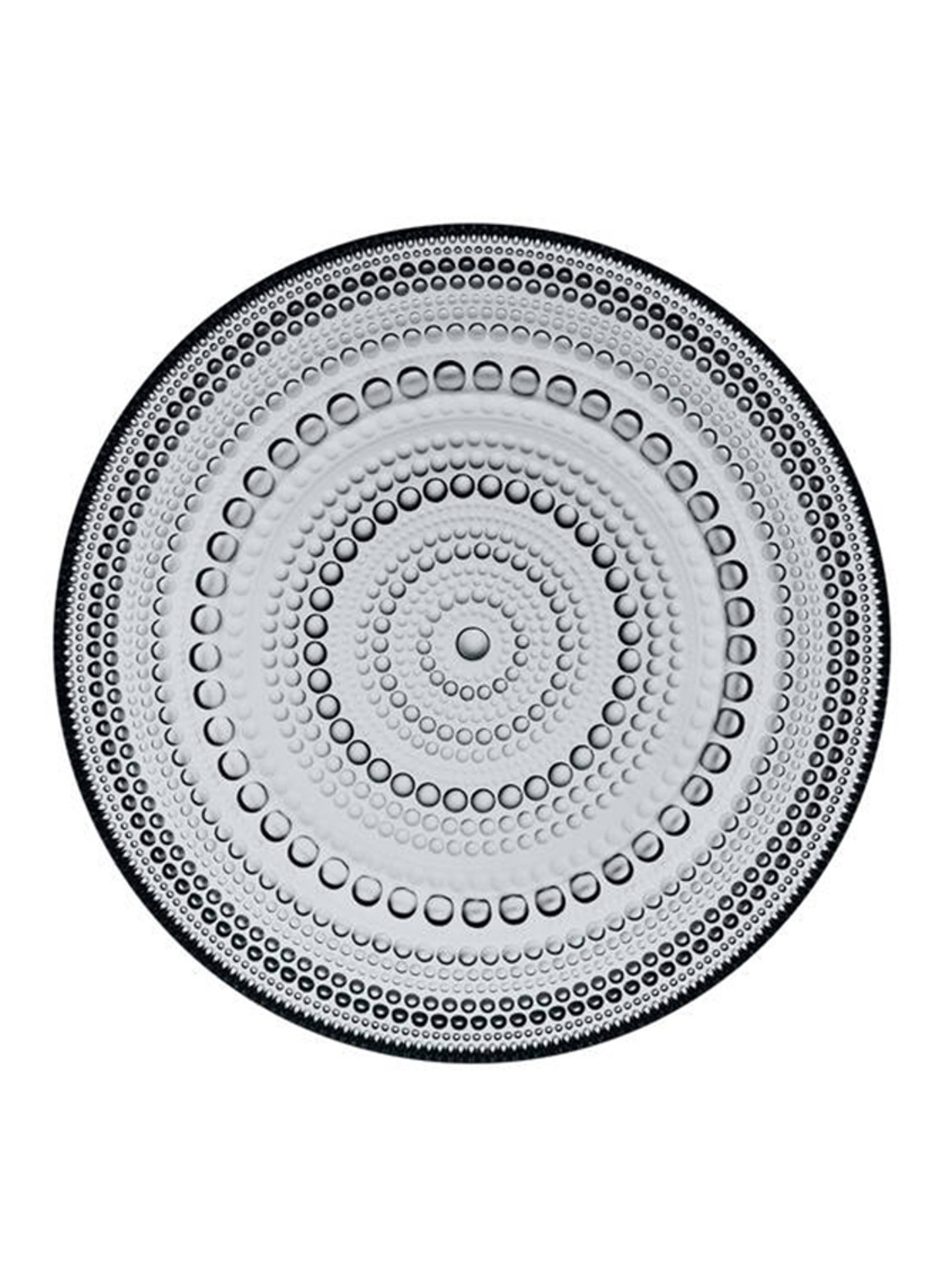 Iittala Kastehelmi gebaksbordje 17 cm - voorkant grijs