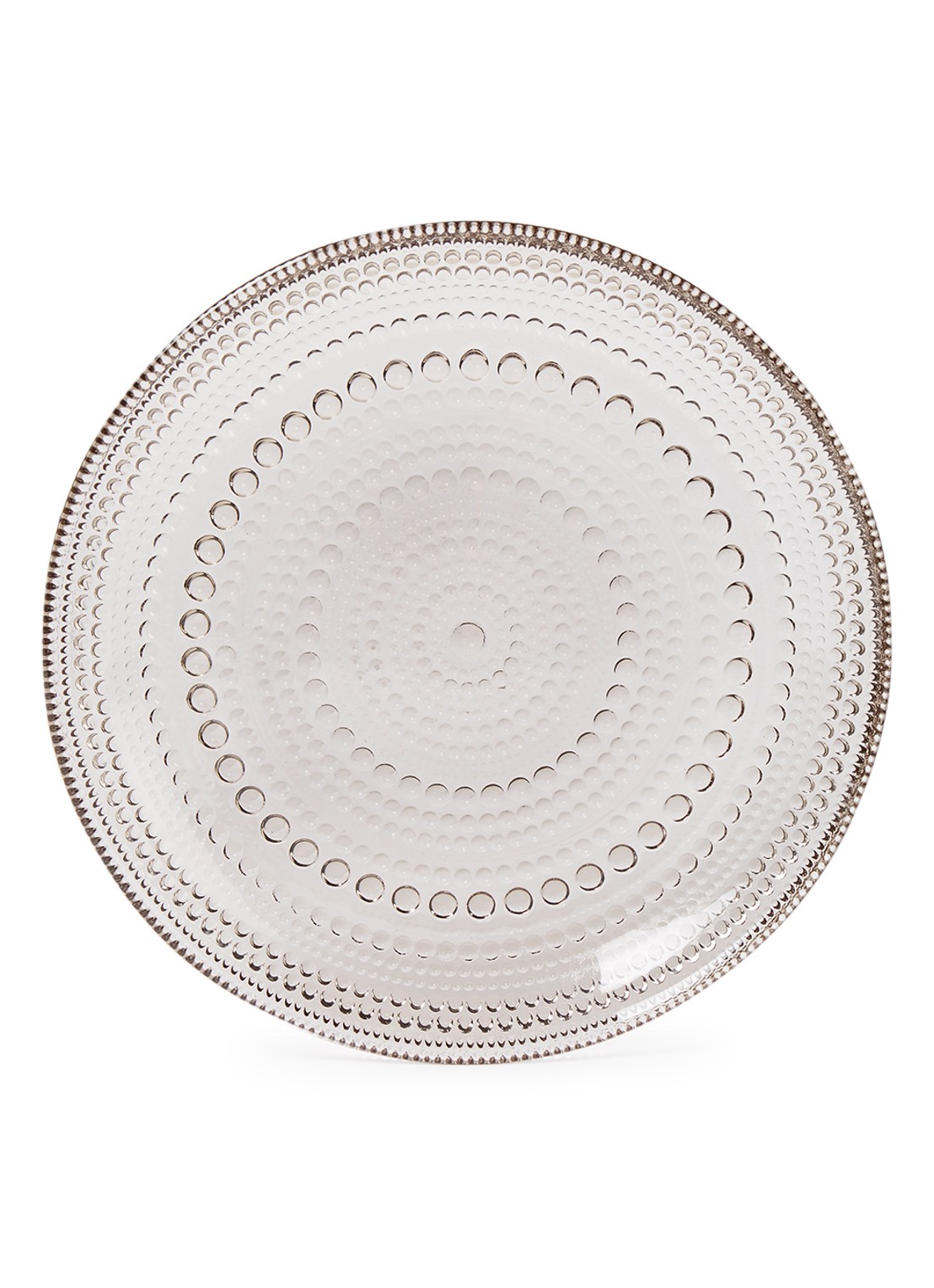 Iittala Kastehelmi gebaksbordje 17 cm - voorkant 3 bruin