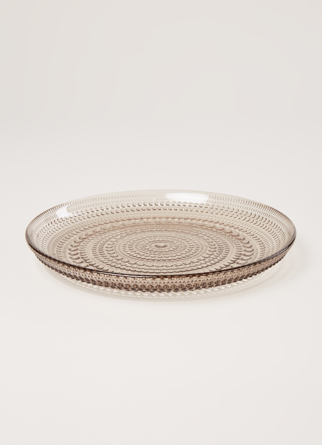 Iittala Kastehelmi gebaksbordje 17 cm - voorkant 4 bruin