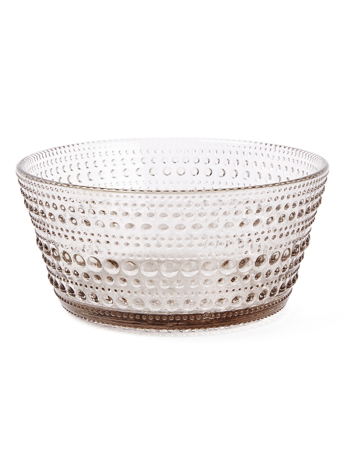Iittala Kastehelmi kom 11,5 cm  - voorkant bruin