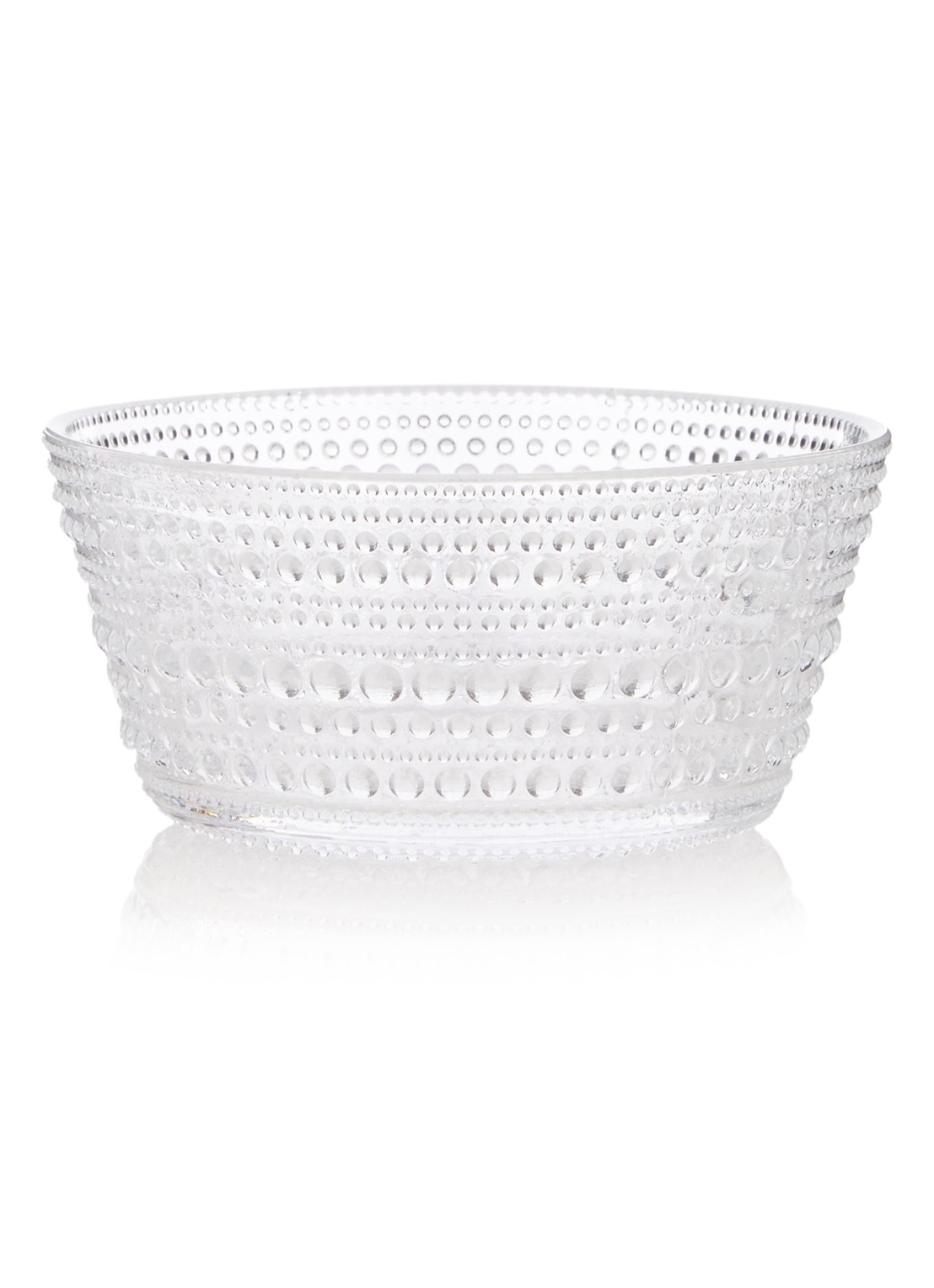 Iittala Kastehelmi kom 11 cm - voorkant transparant