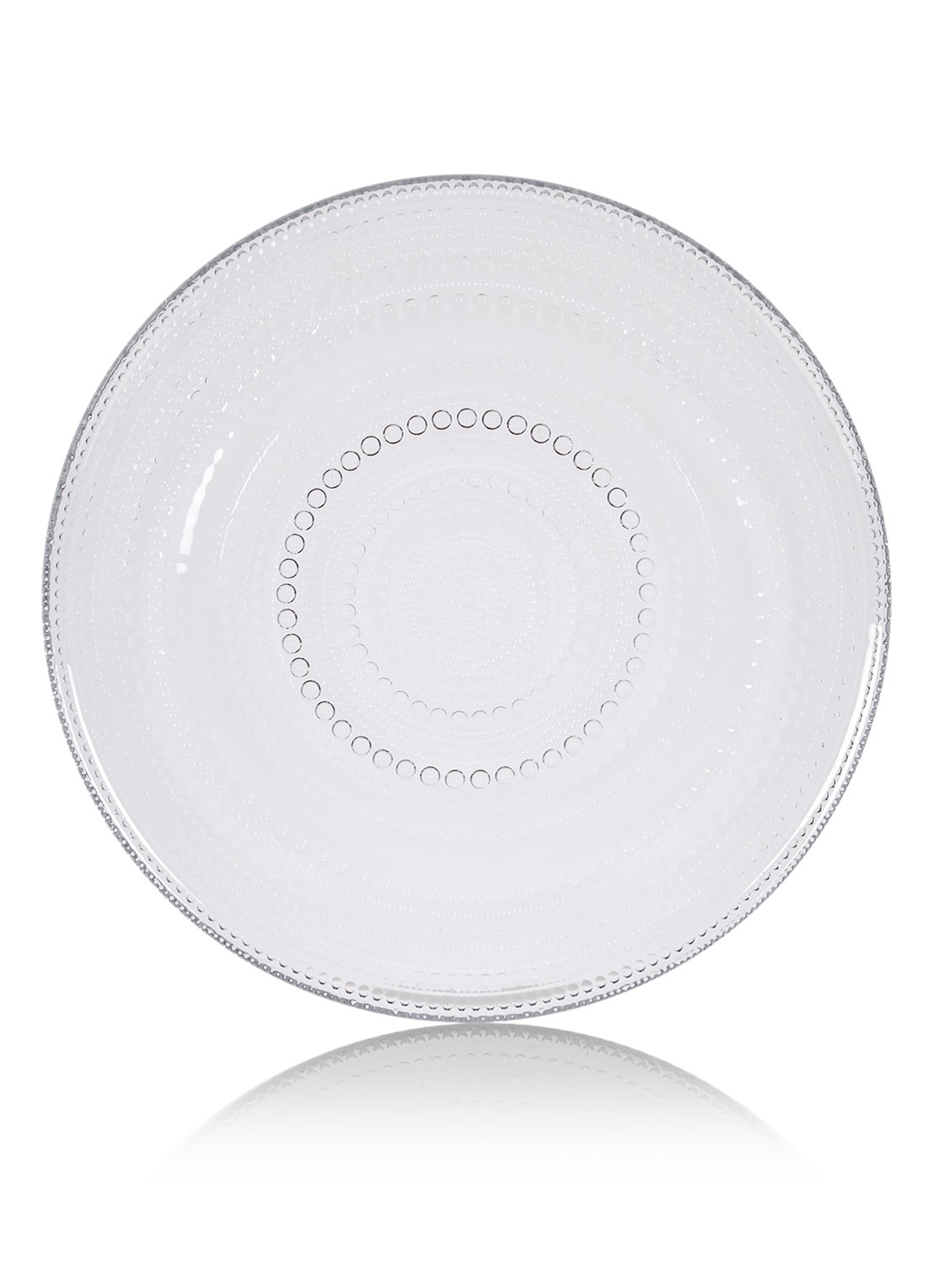 Iittala Kastehelmi onderbord 31,5 cm - voorkant 2 transparant