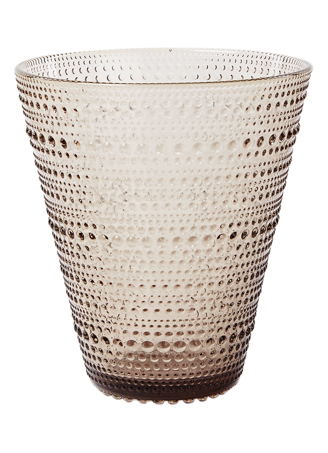 Iittala Kastehelmi vaas 15 cm - voorkant 3 bruin