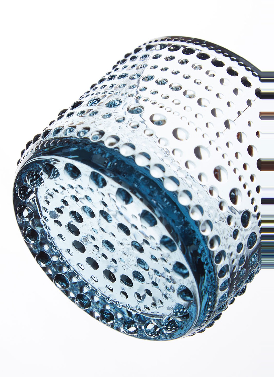 Iittala Kastehelmi  waxinelichthouder 6 cm - voorkant 2 blauw