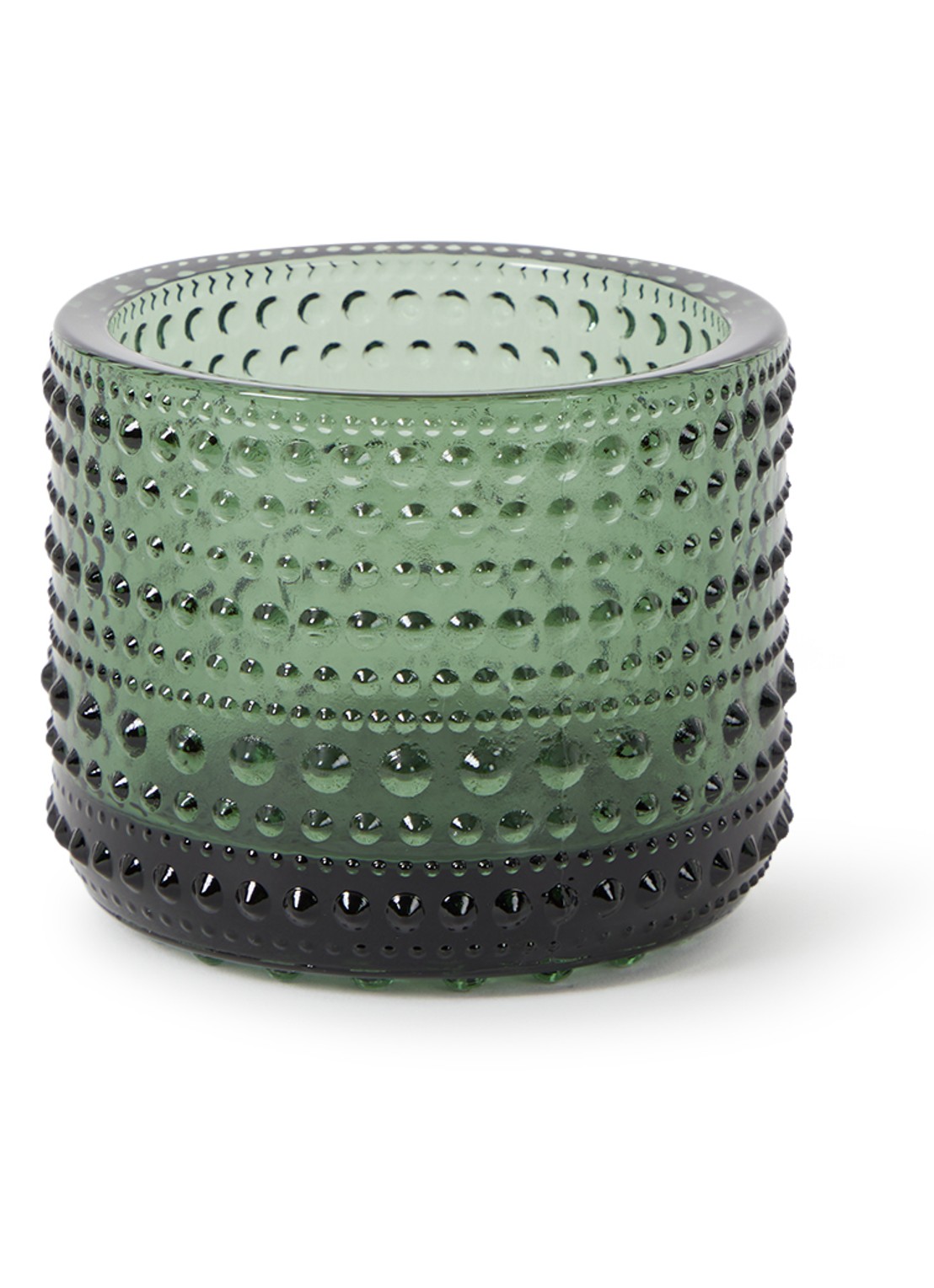 Iittala Kastehelmi waxinelichthouder 6 cm - voorkant groen