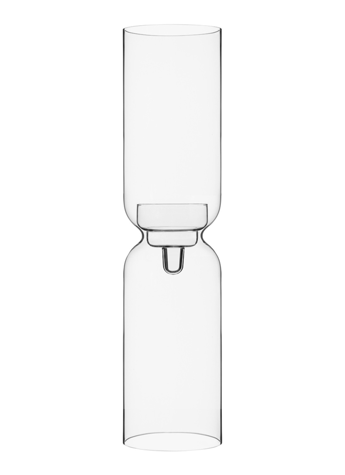 Iittala Lantern kaarsenstandaard 60 cm - voorkant transparant