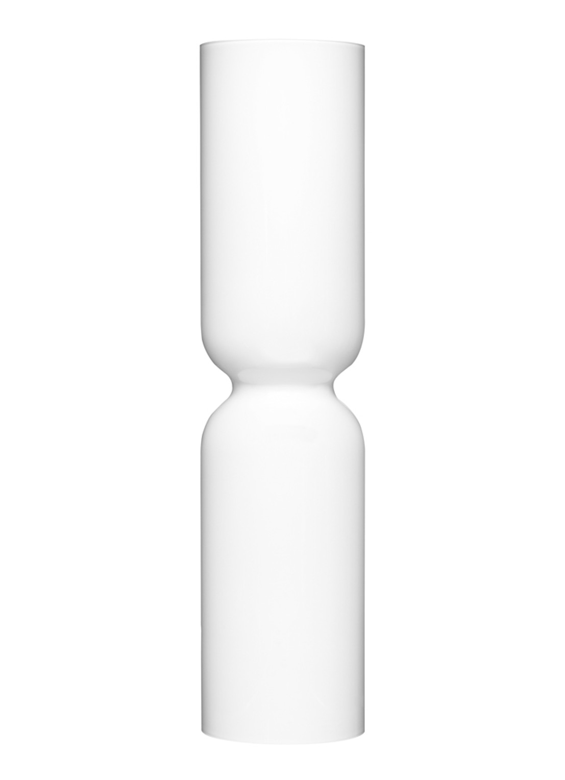 Iittala Lantern kaarsenstandaard opaal 60 cm - voorkant wit