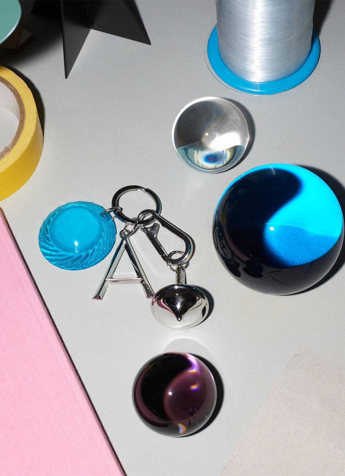 Iittala Letter S tasbedel - voorkant 2 zilver