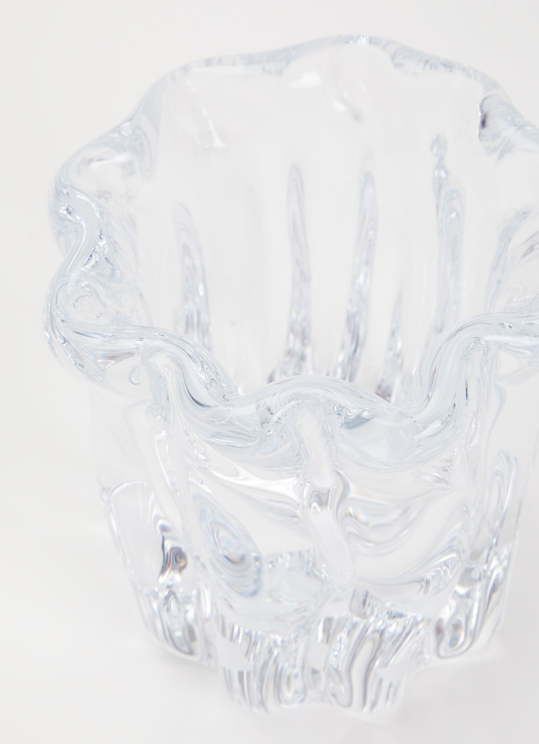 Iittala Maljakko siervaas 14 cm - voorkant 2 transparant