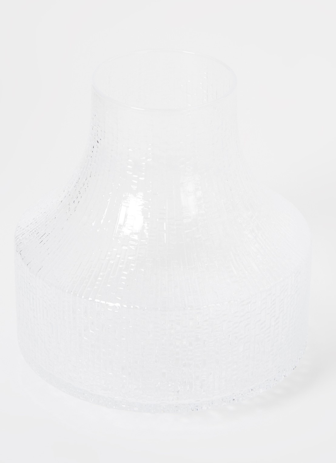 Iittala Maljakko vaas van glas 19,2 cm - voorkant 2 transparant