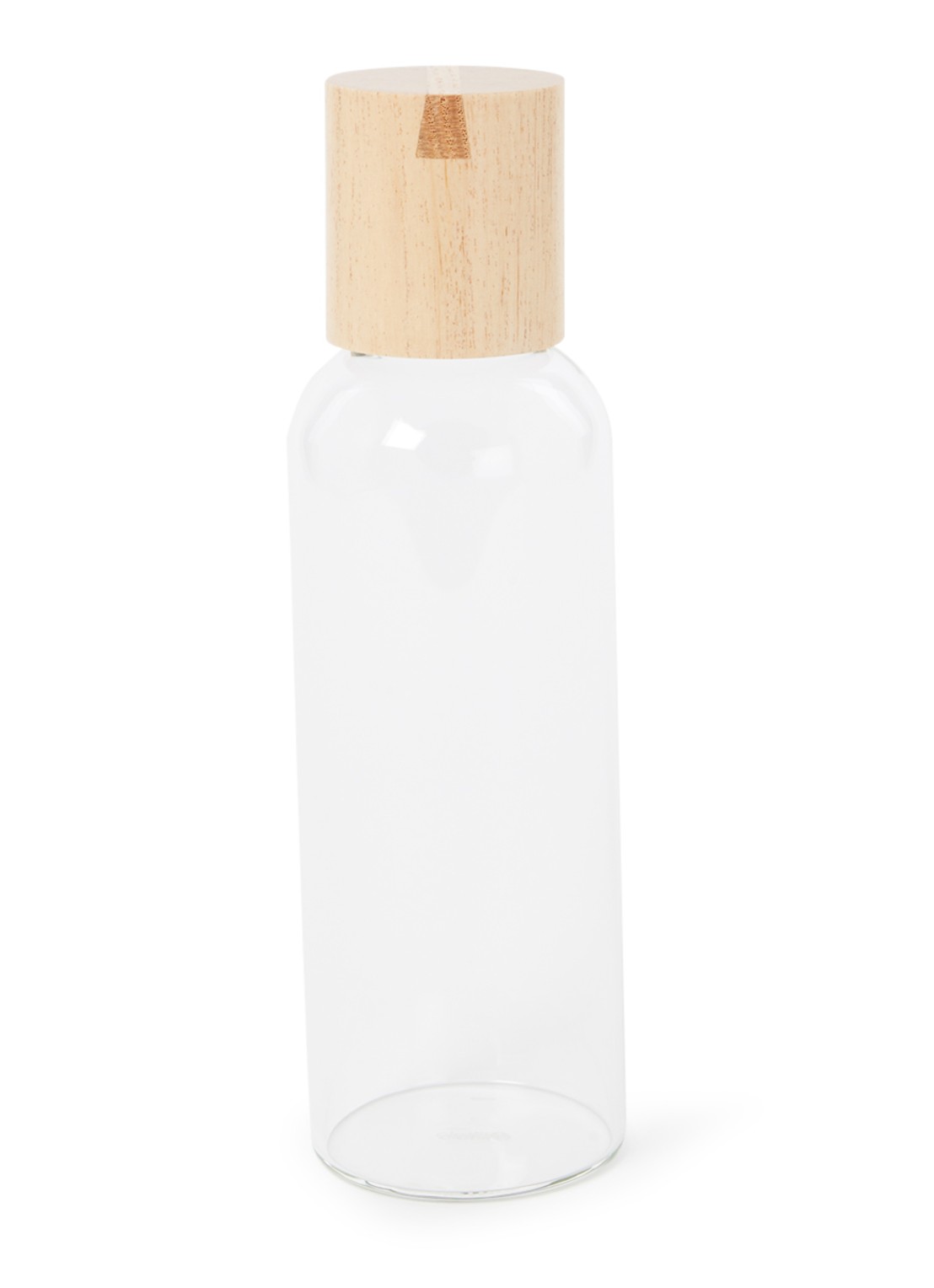 Iittala Meno waterfles berkenhout 500 ml - voorkant 2 transparant