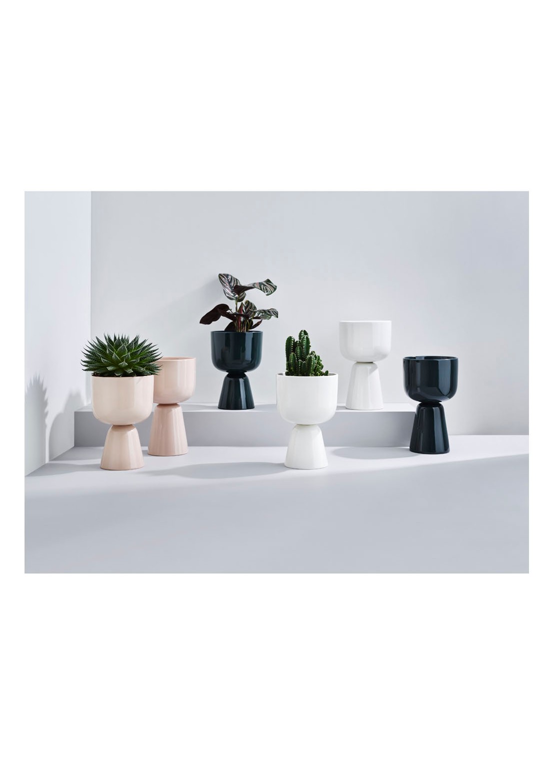 Iittala Nappula bloempot van keramiek voor binnen Ø15 cm - detail 3 wit