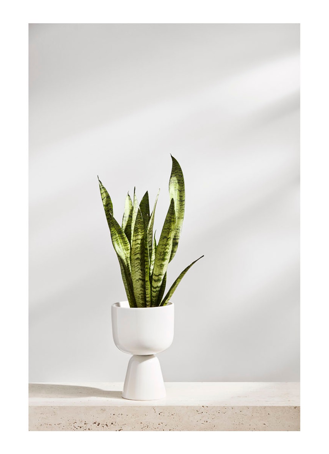 Iittala Nappula bloempot van keramiek voor binnen Ø15 cm - voorkant 6 wit