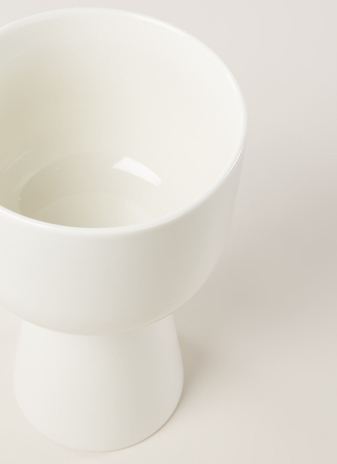 Iittala Nappula bloempot van keramiek voor binnen Ø15 cm - detail 2 wit