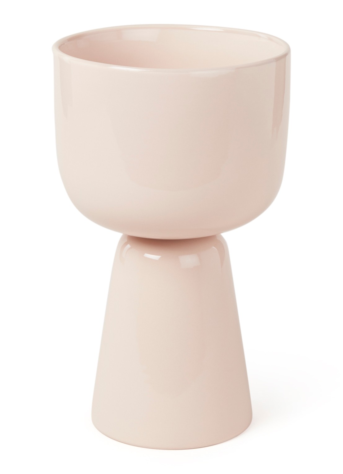 Iittala Nappula bloempot van keramiek voor binnen Ø15 cm - voorkant creme