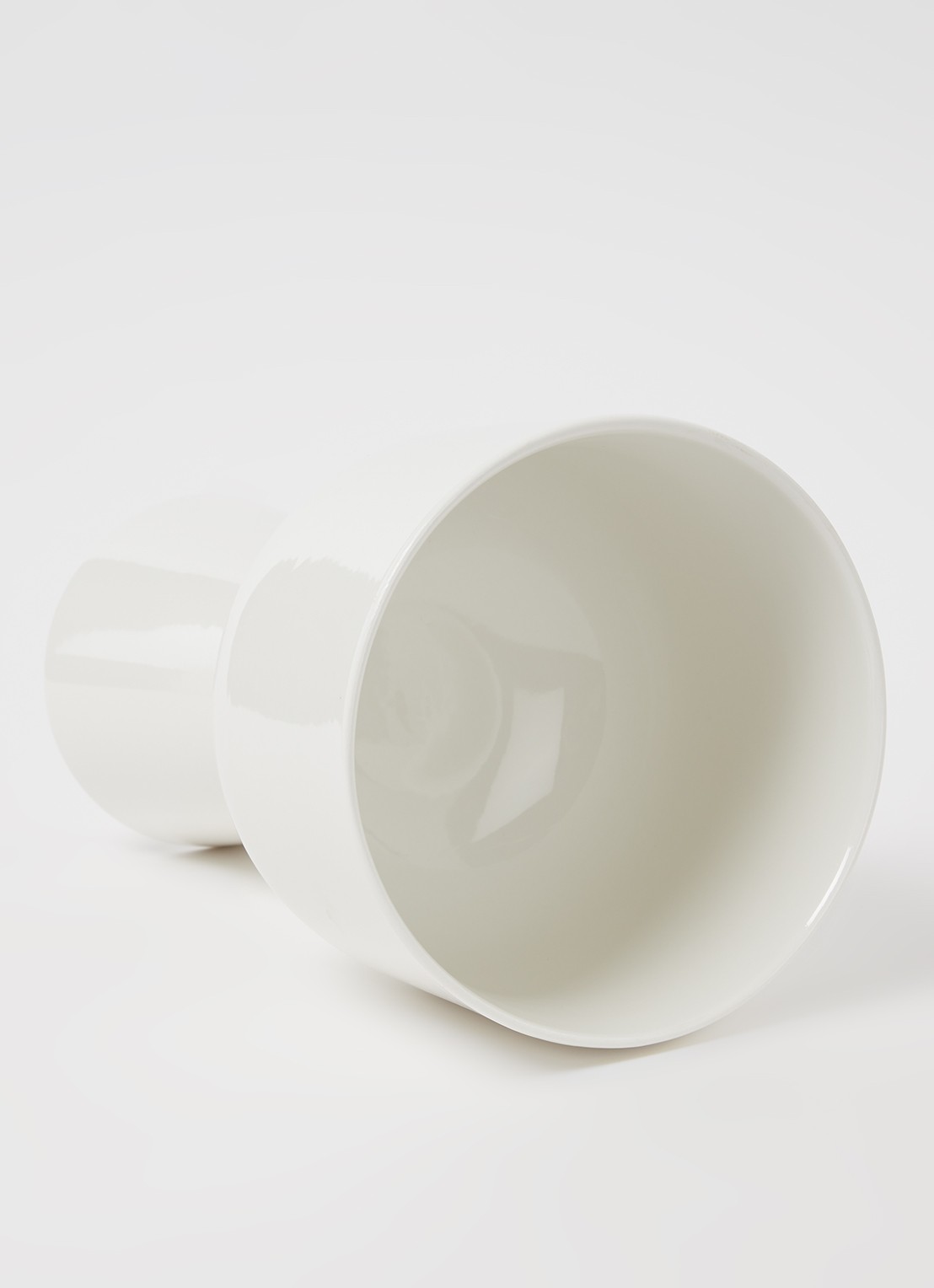 Iittala Nappula bloempot van keramiek voor binnen Ø 19 cm - detail 3 wit