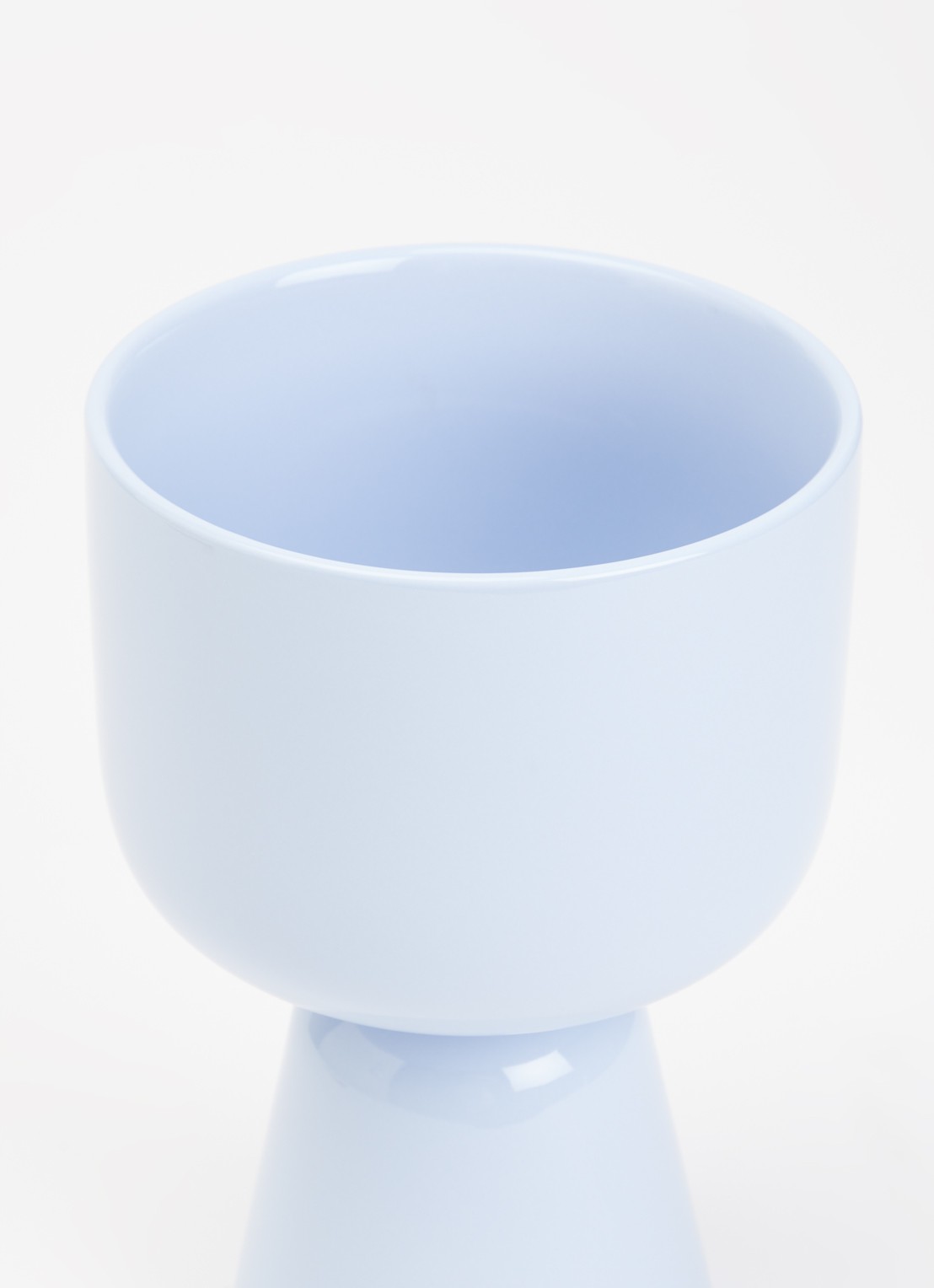 Iittala Nappula bloempot voor binnen Ø15,5 cm - voorkant 2 lichtblauw