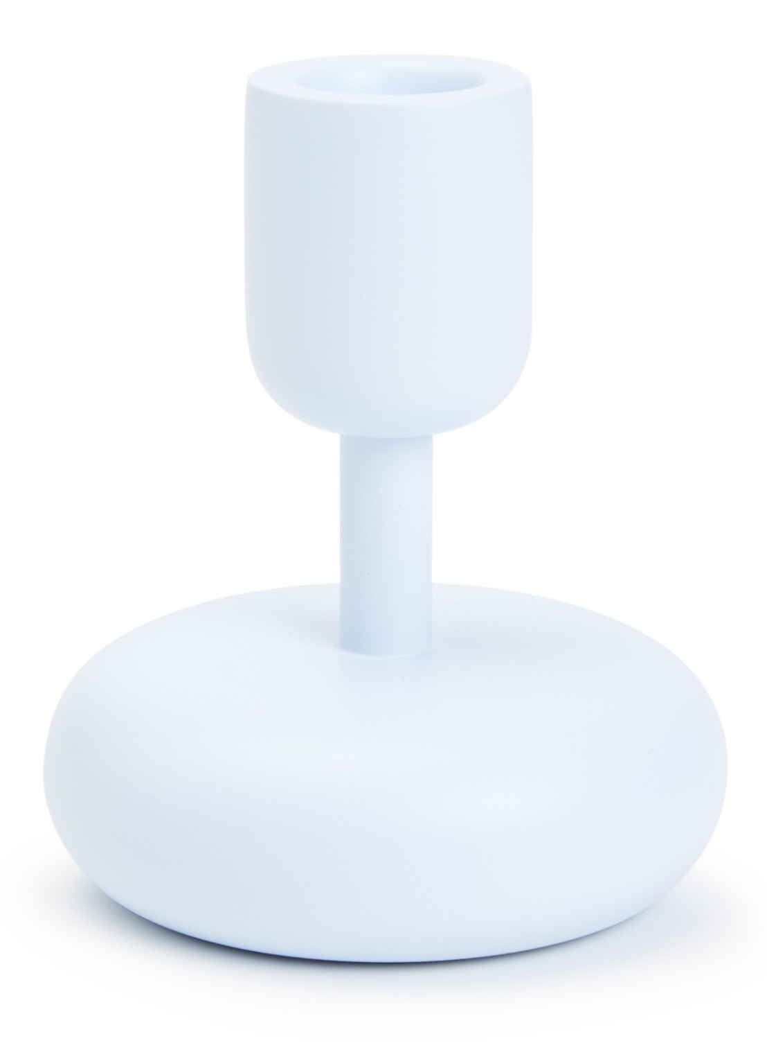 Iittala Nappula kandelaar 10,7 cm - voorkant lichtblauw
