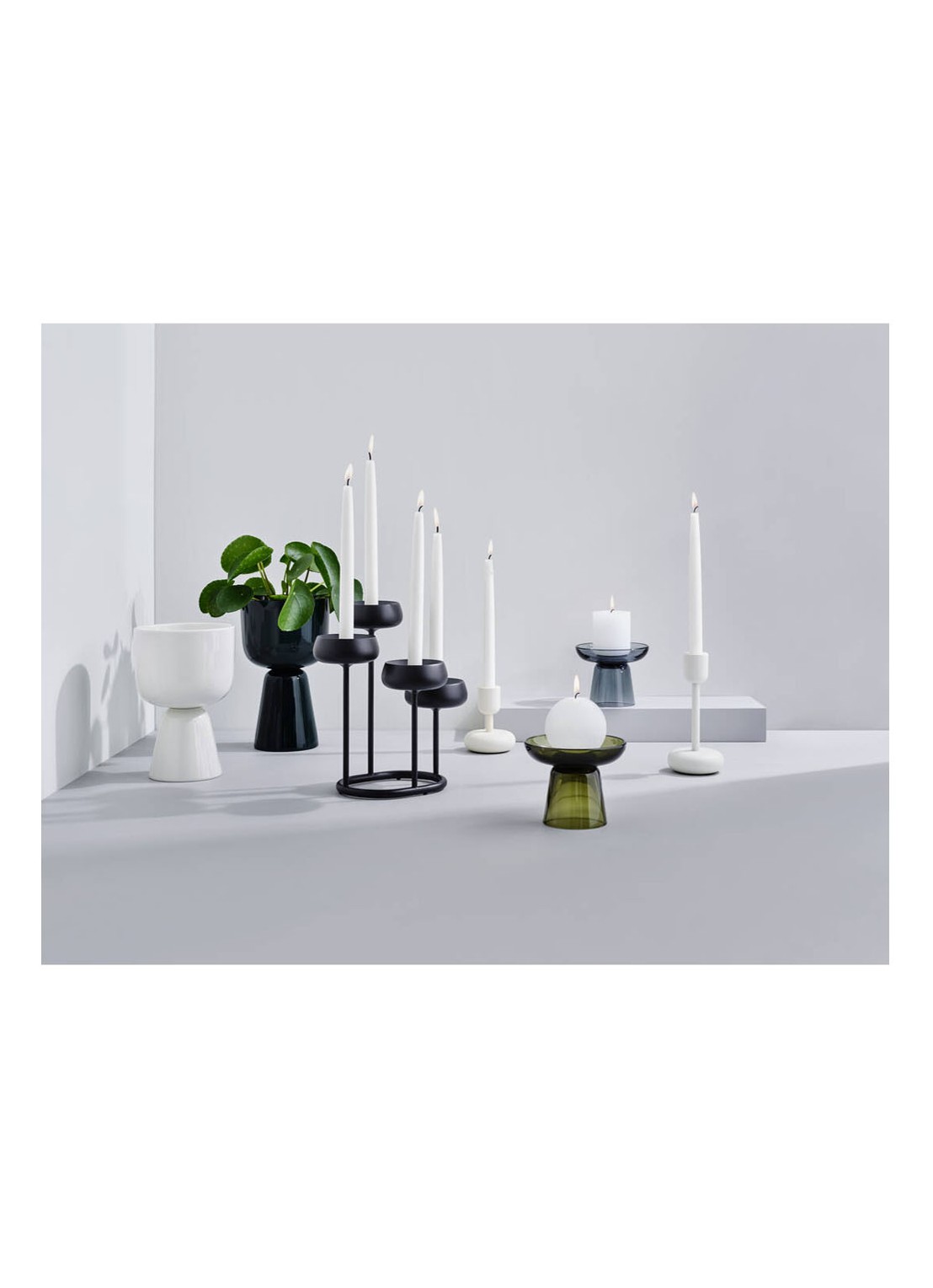 Iittala Nappula kandelaar 11 cm - detail 5 wit