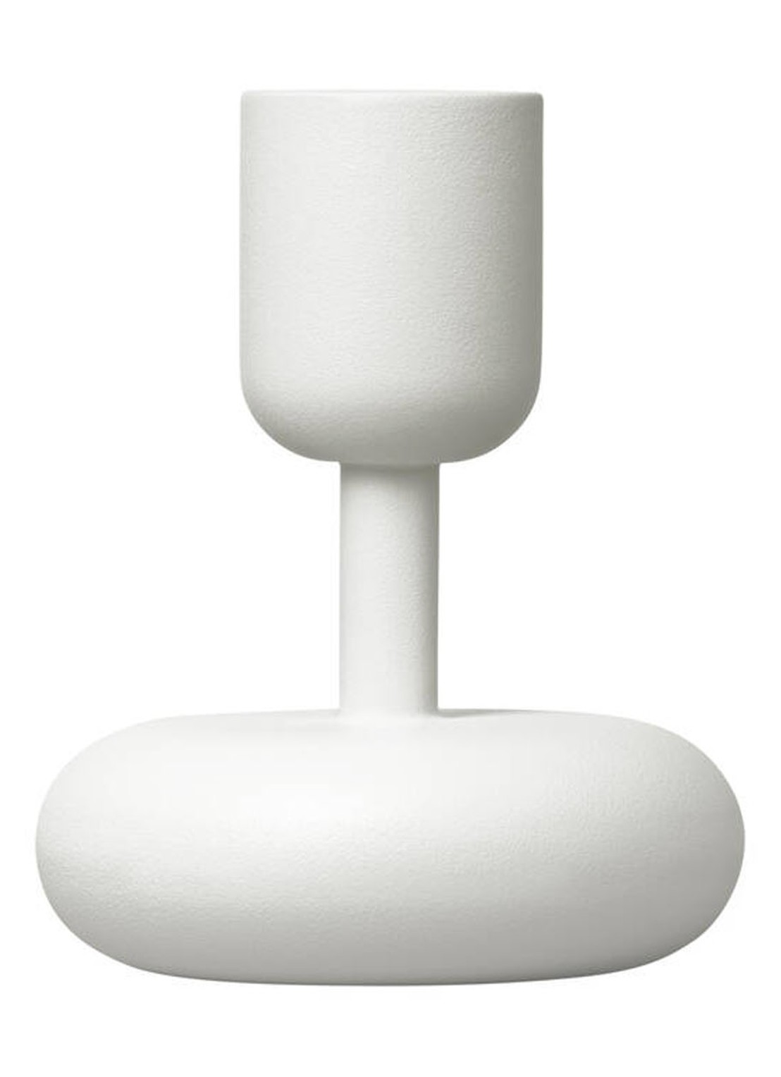 Iittala Nappula kandelaar 11 cm - voorkant wit