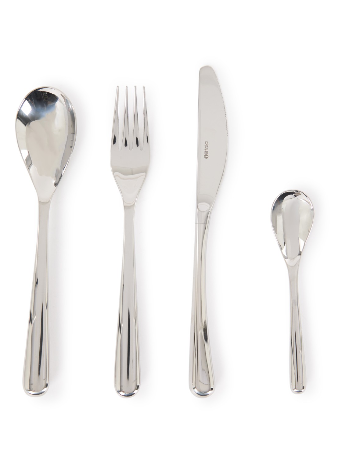 Iittala Piano bestekset 16-delig - voorkant zilver
