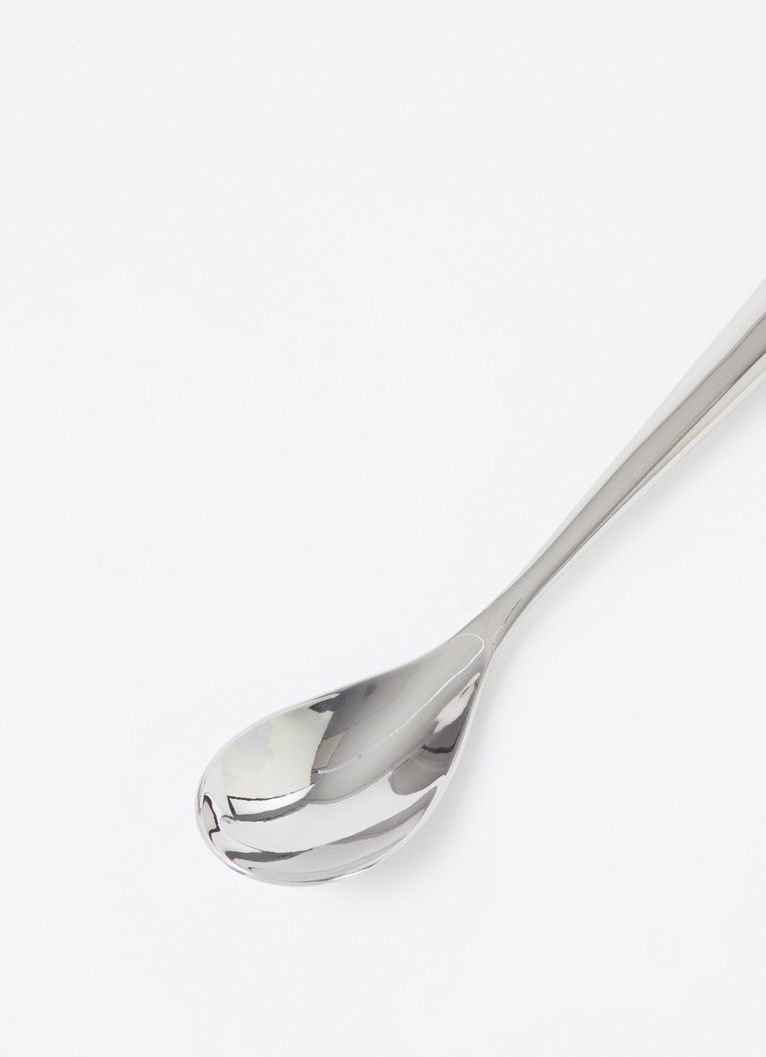 Iittala Piano dessertlepel 16,5 cm - voorkant 2 zilver