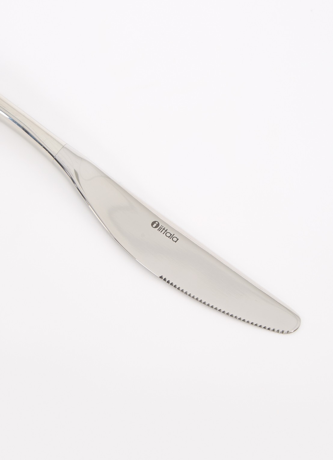 Iittala Piano dinermes - voorkant 2 zilver