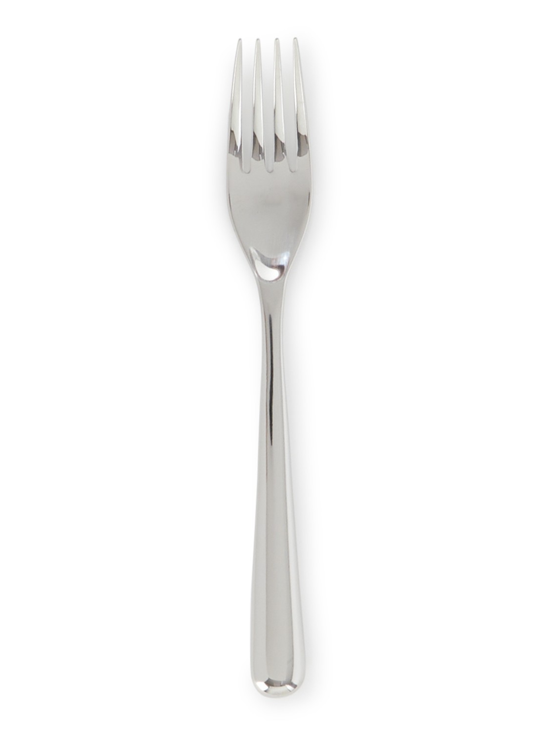 Iittala Piano gebaksvorkje 16,5 cm - voorkant zilver