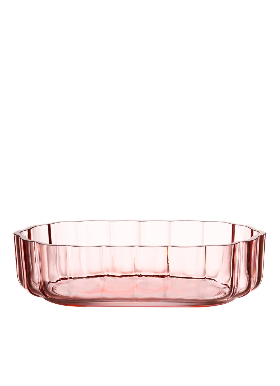 Iittala Play schaal 20 x 12,5 cm - voorkant zalmroze