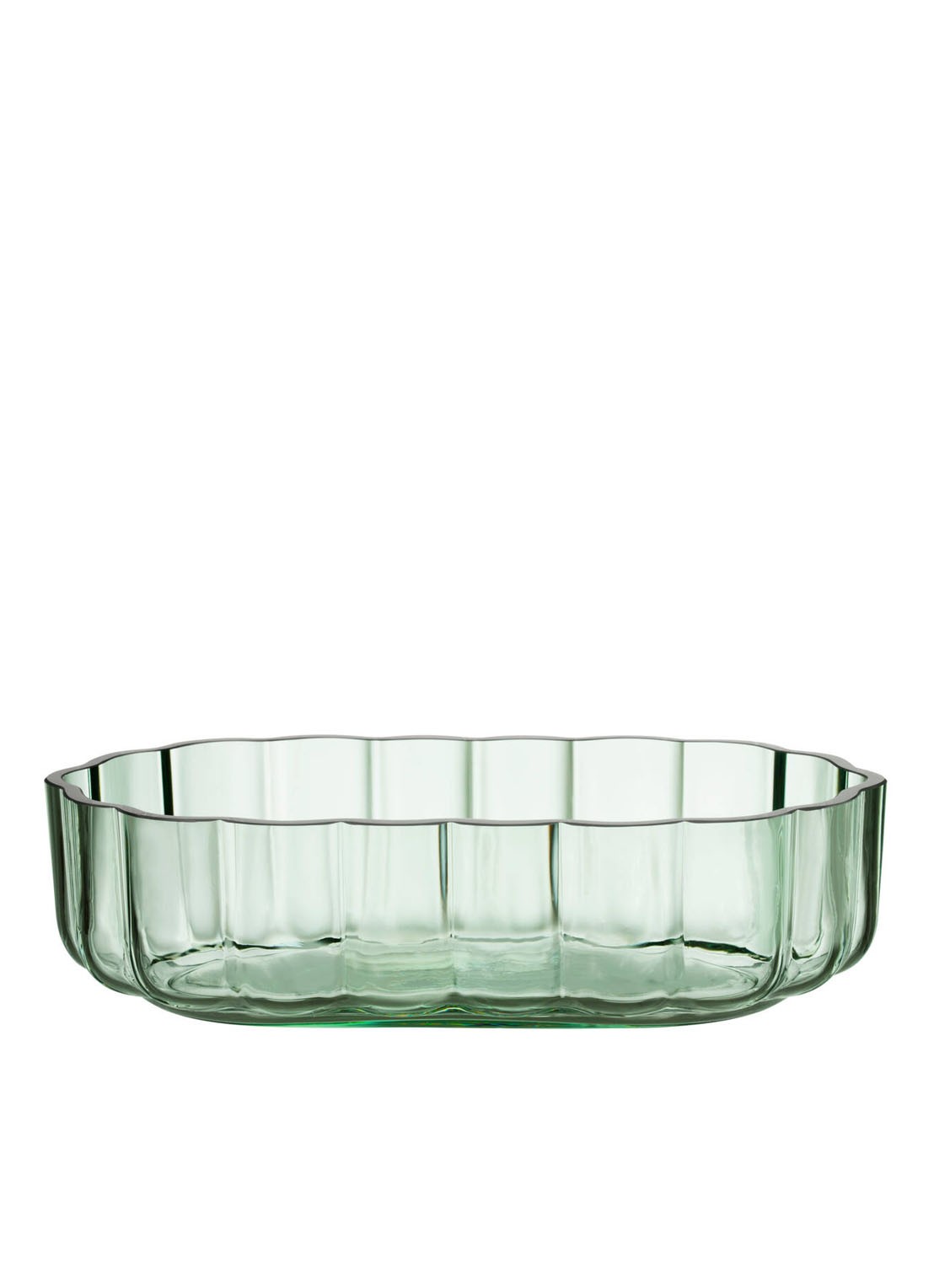 Iittala Play schaal 20 x 12,5 cm - voorkant lichtgroen