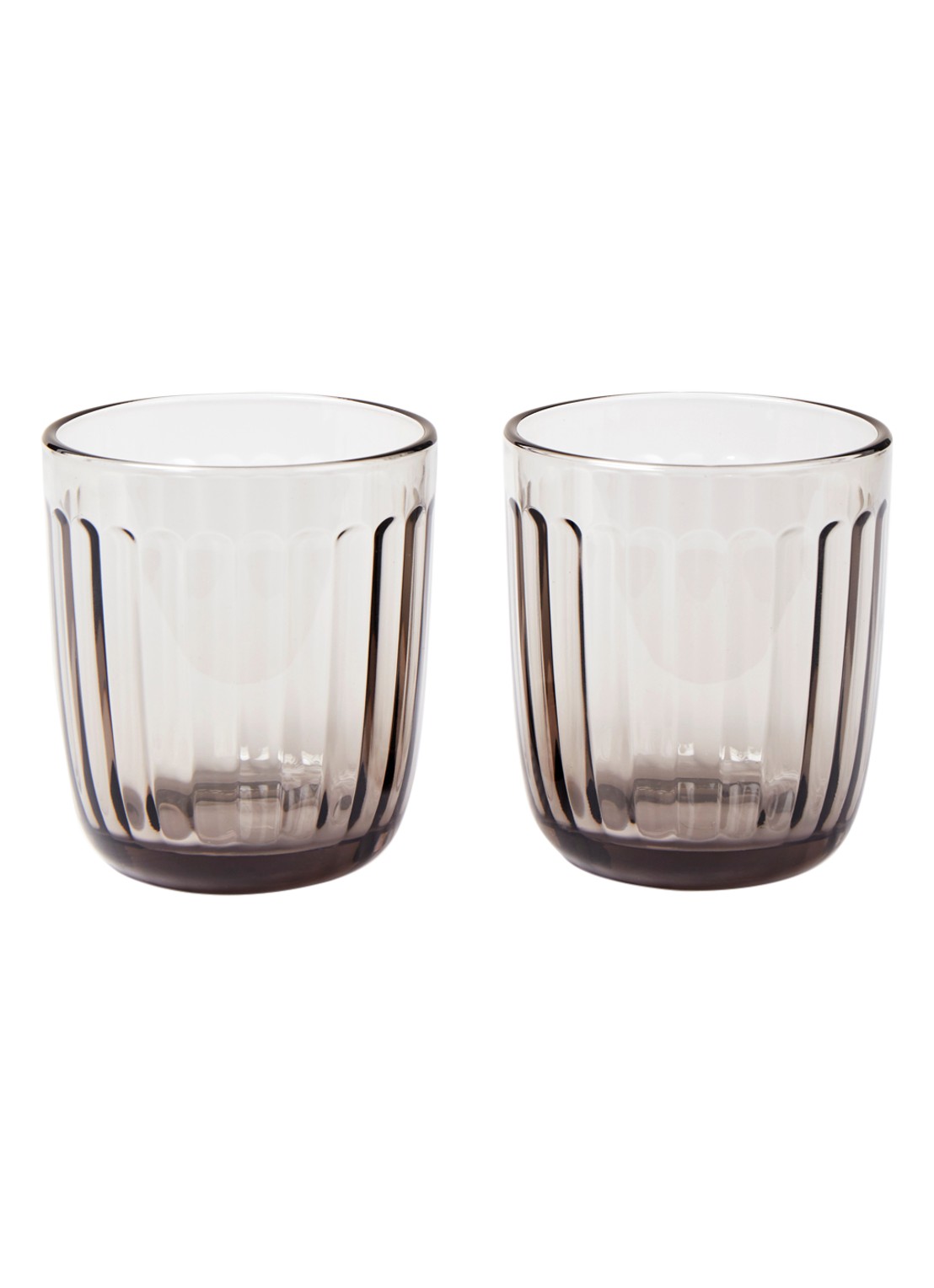 Iittala Raami drinkglas 26 cl set van 2 - voorkant 3 bruin