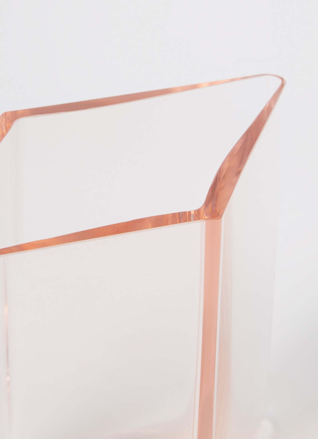 Iittala Ruutu vaas 18 cm - detail 2 zalmroze