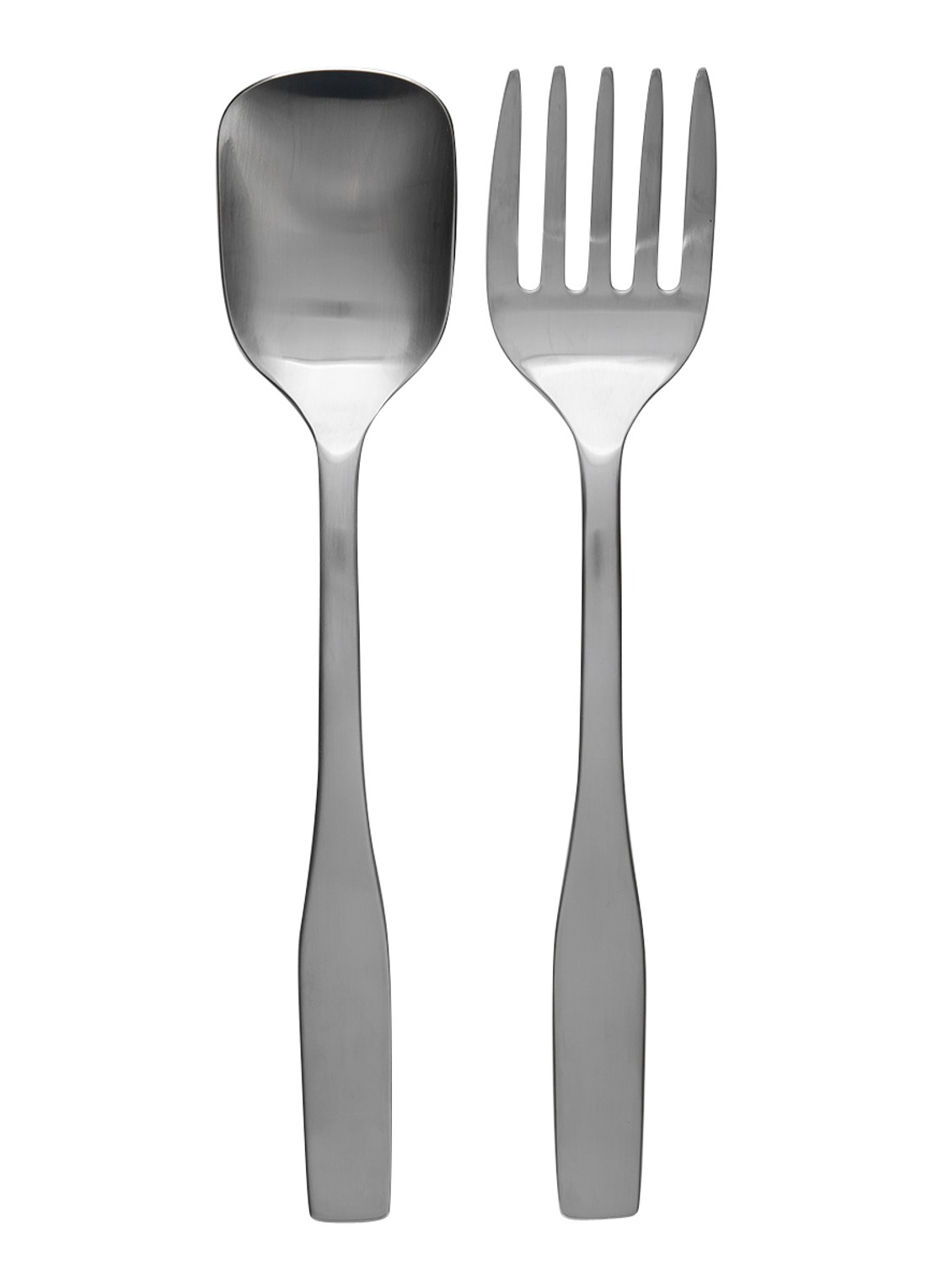 Iittala Saladebestek 2-delig - voorkant roestvrijstaal