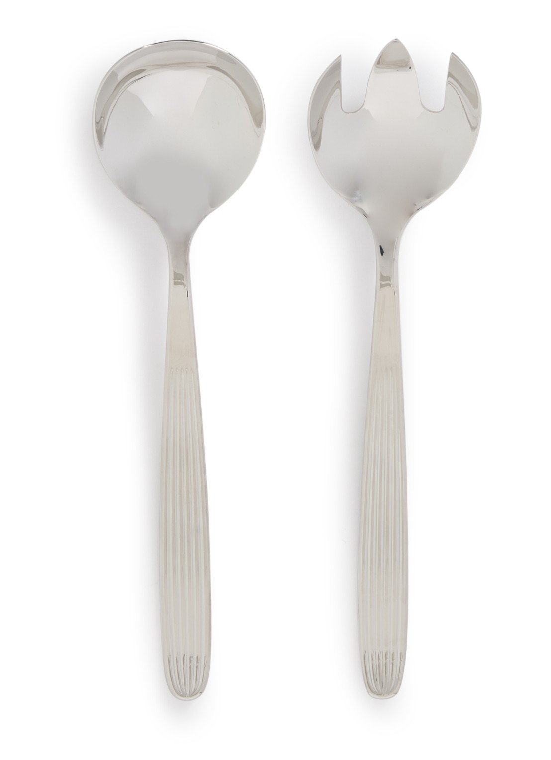 Iittala Saladebestek 2-delig - voorkant zilver