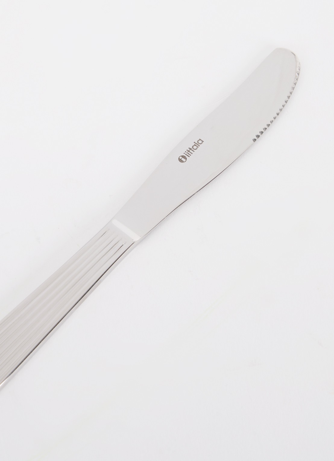 Iittala Scandia dinermes - voorkant 2 zilver