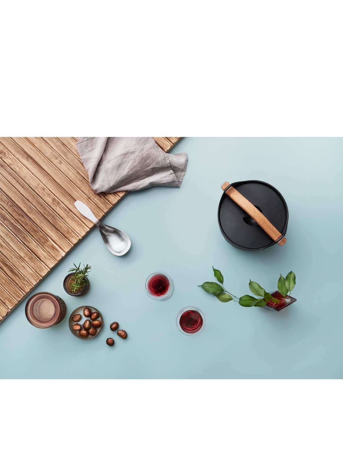 Iittala Serveerlepel - voorkant zilver
