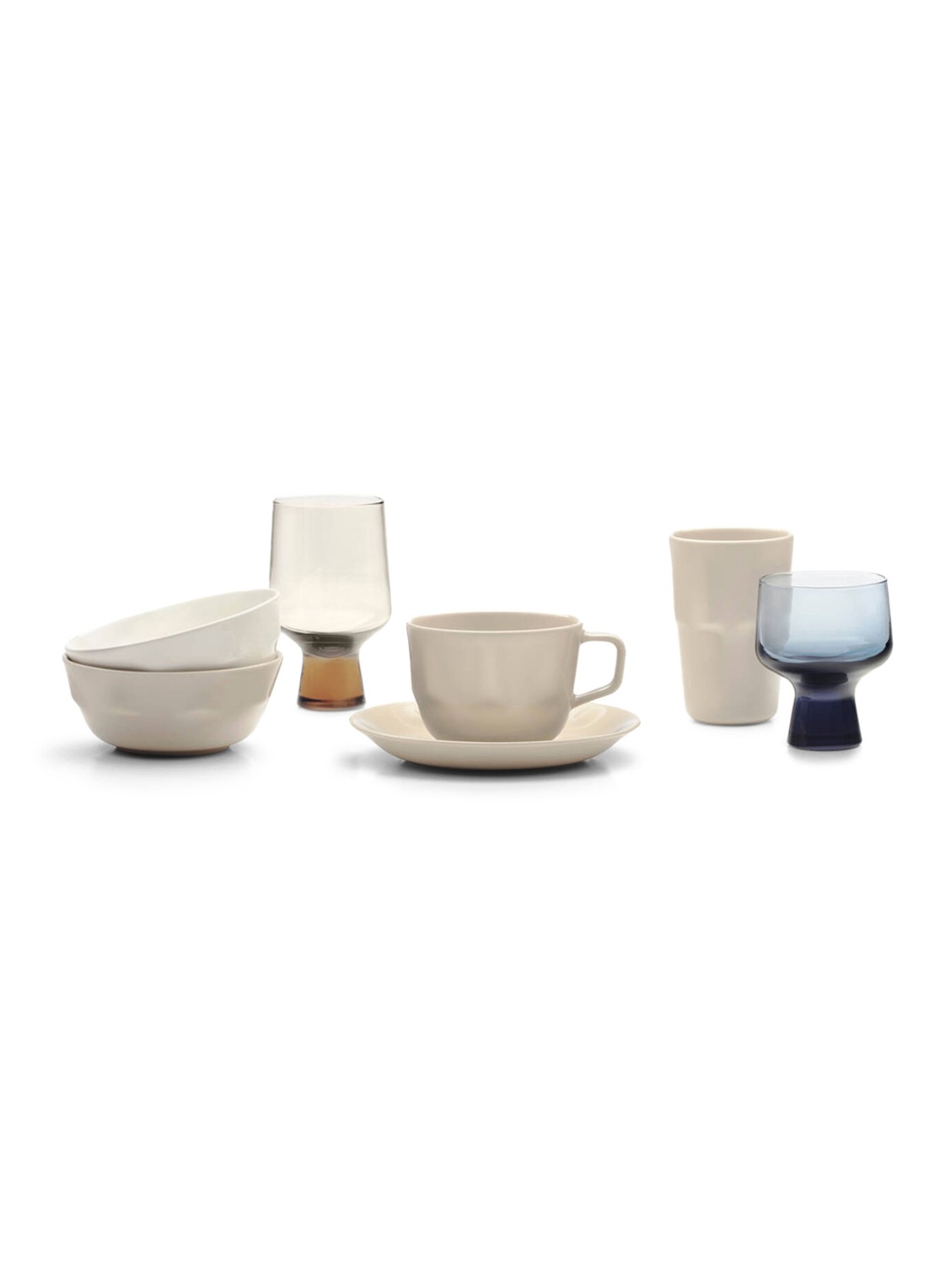 Iittala Solare diep bord 22 cm - voorkant 2 zand