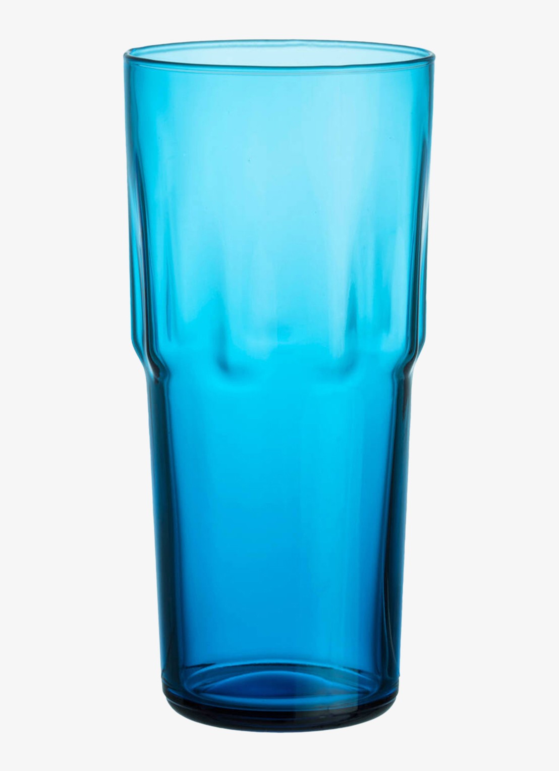 Iittala Solare hoog glas 39 cl elektrisch blauw set van 2 - voorkant 2 donkerblauw