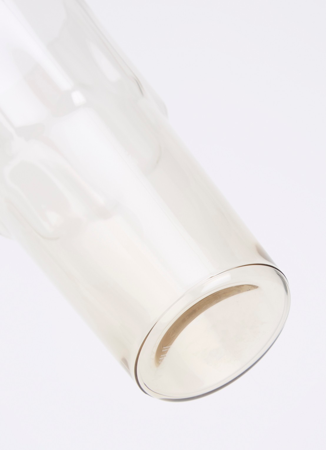 Iittala Solare hoog glas 39 cl linnen 2 stuks - voorkant 2 lichtbruin
