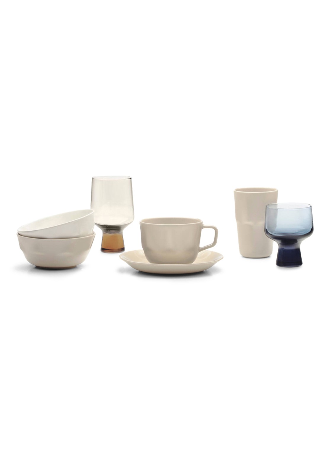 Iittala Solare kom 14 cm - voorkant 2 zand