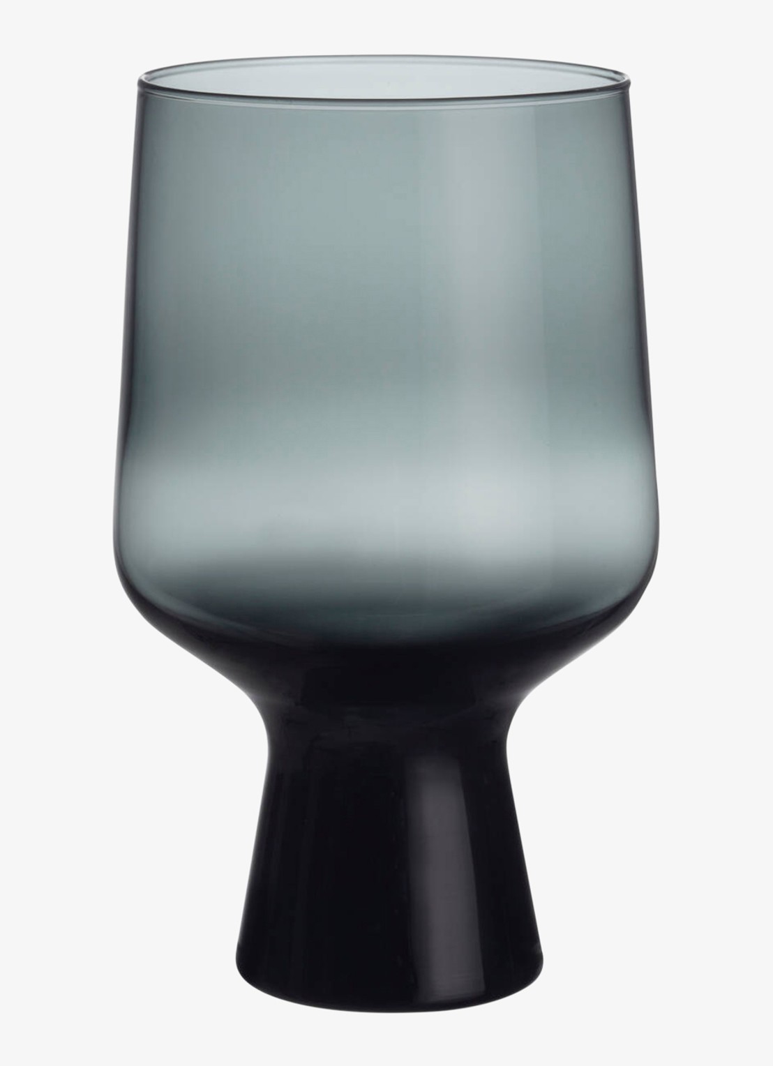 Iittala Solare longdrinkglas 40 cl set van 2 - voorkant donkergrijs
